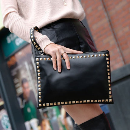 Women's Rivet Envelope Clutch - Wnkrs