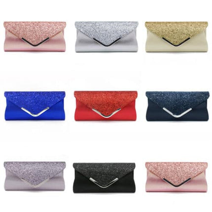 Glitter Evening Clutch Purse - Wnkrs