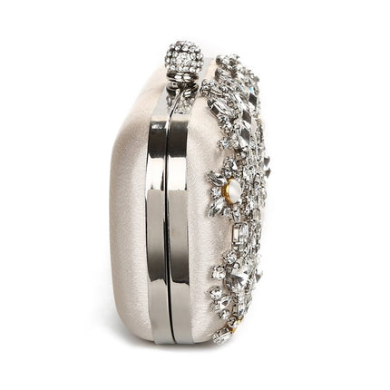 Women's Eleagnt Rhinestones Evening Clutch - Wnkrs