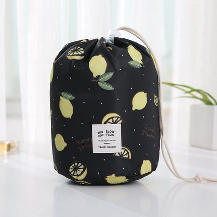 Round Drawstring Toiletry Bag - Wnkrs