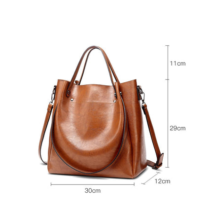 Women's Casual Style Large Capacity Handbag - Wnkrs