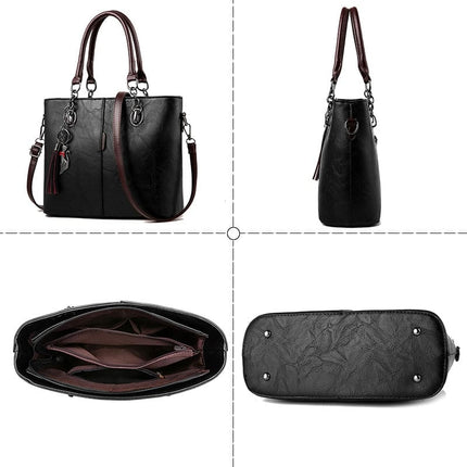 Women's Handbag with Zipper Closure - Wnkrs