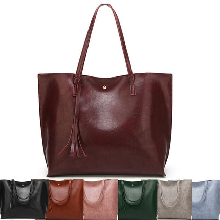 Women's PU Tote Bag - Wnkrs