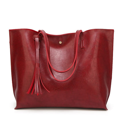 Women's PU Tote Bag - Wnkrs