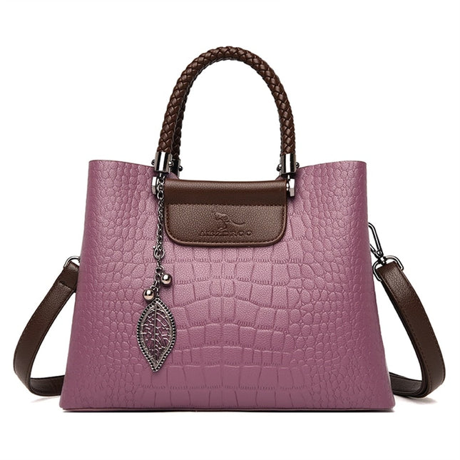 Women's Genuine Leather Handbag - Wnkrs