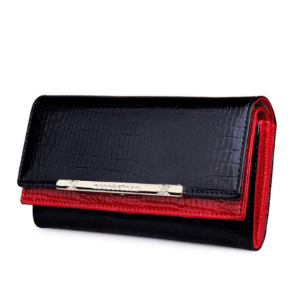 Luxurious Artificial Crocodile Leather Women’s Wallet - Wnkrs