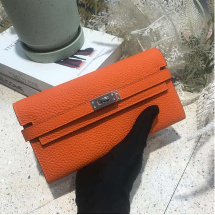 Elegant Bright Color Cowhide Women’s Wallet - Wnkrs