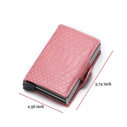 Unisex Classic Style Double-Layered Card Holder - Wnkrs