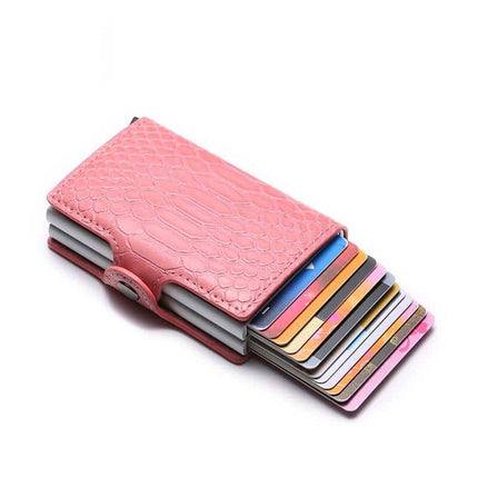 Unisex Classic Style Double-Layered Card Holder - Wnkrs