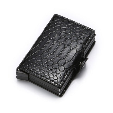 Unisex Classic Style Double-Layered Card Holder - Wnkrs