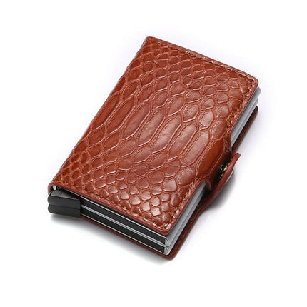 Unisex Classic Style Double-Layered Card Holder - Wnkrs