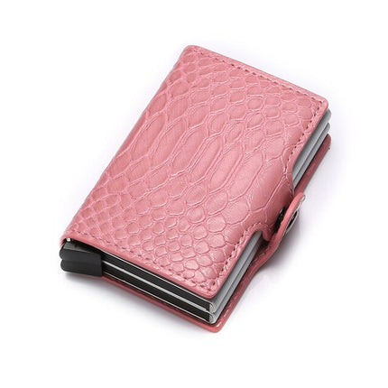 Unisex Classic Style Double-Layered Card Holder - Wnkrs