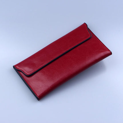 Elegant Women's Slim Leather Wallet - Wnkrs