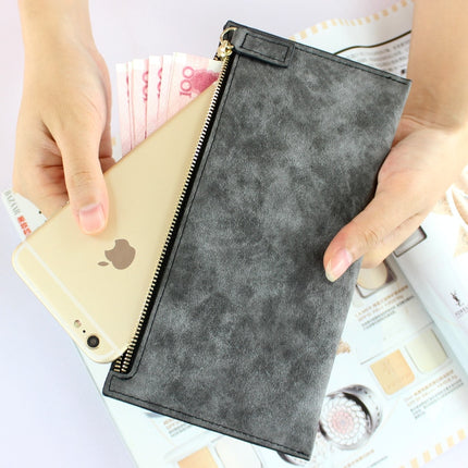 Women's Slim Marble Leather Wallet - Wnkrs