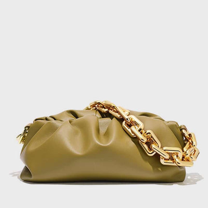 Women's Oversized Chain Shoulder Bag - Wnkrs