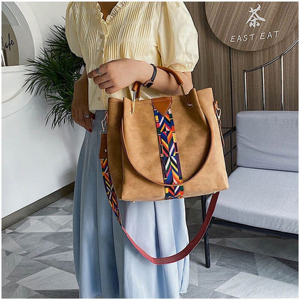 Women's Ethnic Patterned Shoulder Bag - Wnkrs
