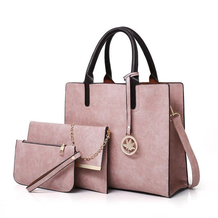 Women's PU Leather Bag Set 3 pcs Set - Wnkrs