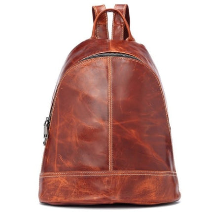 Women's Stitched Leather Style Backpack - Wnkrs