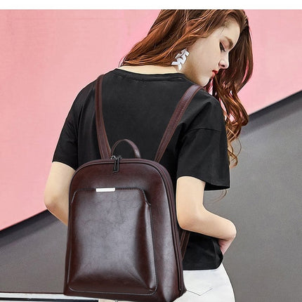 Vintage Women's Genuine Leather Backpack - Wnkrs