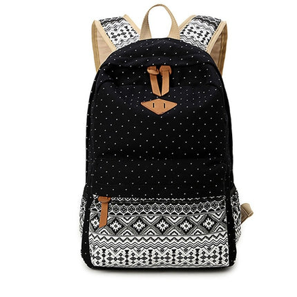 Ethnic Style Colorful Women's Canvas Backpack - Wnkrs