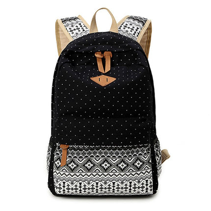 Ethnic Style Colorful Women's Canvas Backpack - Wnkrs