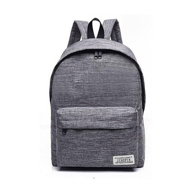 Simple Canvas School Backpacks - Wnkrs