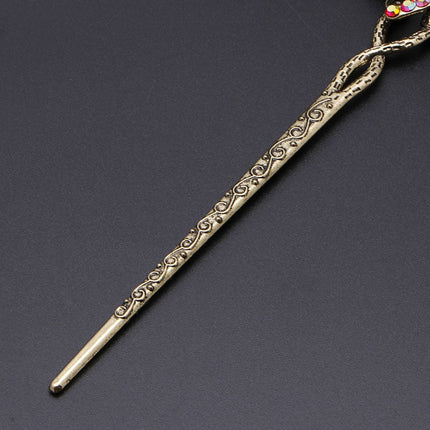 Elegant Antique Style Rhinestone Hair Pin - Wnkrs