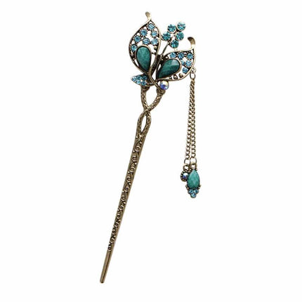 Elegant Antique Style Rhinestone Hair Pin - Wnkrs