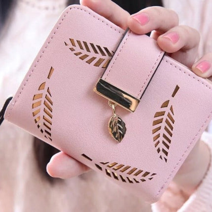 Women's Hollowed Leaves Pattern Wallet - Wnkrs