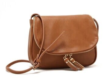 Women's Crossbody Bag with Tassels - Wnkrs