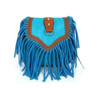 Women's Bohemian Tassels Decorated Crossdody Bag - Wnkrs