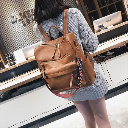 Women's Anti-Theft Vintage Backpack - Wnkrs