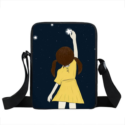 Starry Sky and Space Printed Crossbody Bags - Wnkrs