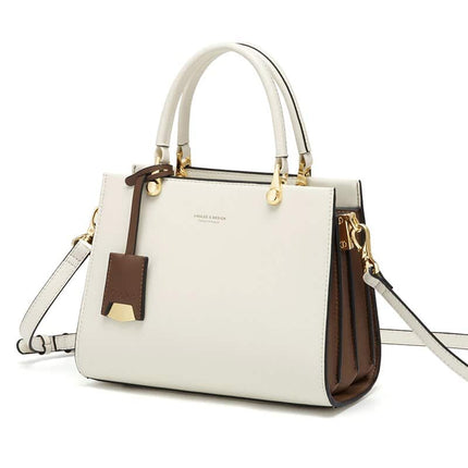 Women's Compact Leather Tote Bag - Wnkrs