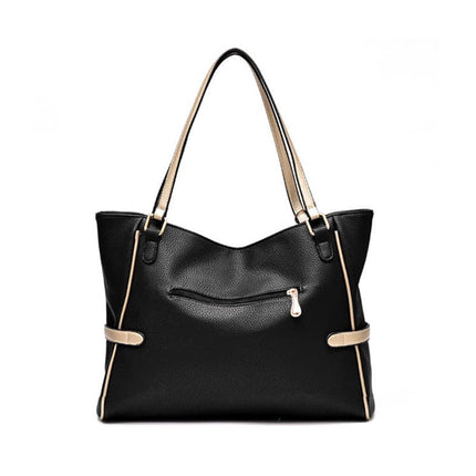 Casual Elegant Large Capacity PU Leather Women's Handbag - Wnkrs