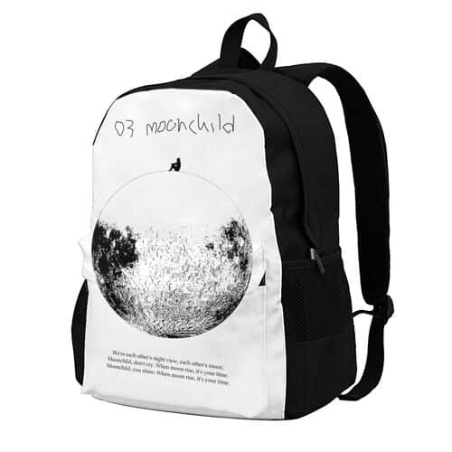 Women's Moon Printed Backpack - Wnkrs