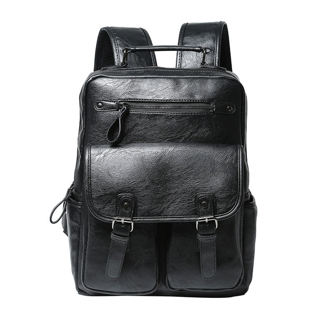 Women's Stylish Leather Backpack - Wnkrs
