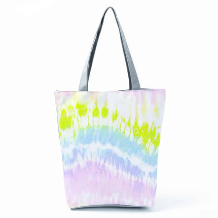 Women's Beach Printed Canvas Handbags - Wnkrs