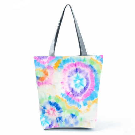 Women's Beach Printed Canvas Handbags - Wnkrs