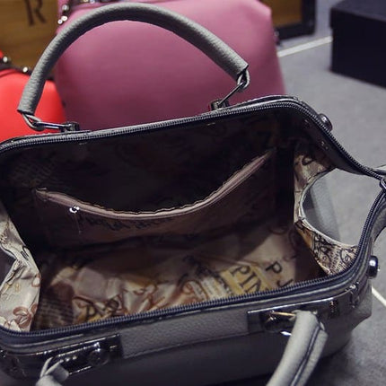 Elegant Leather Women’s Top-Handle Bag - Wnkrs
