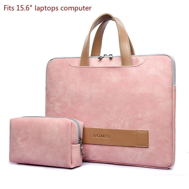 Women's Laptop Leather Briefcase - Wnkrs