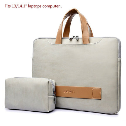 Women's Laptop Leather Briefcase - Wnkrs
