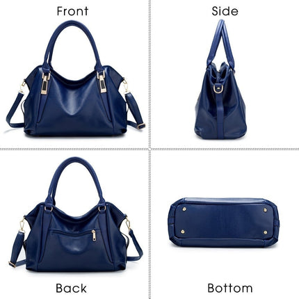 Luxury Colorful Women's PU Leather Shoulder Bag - Wnkrs