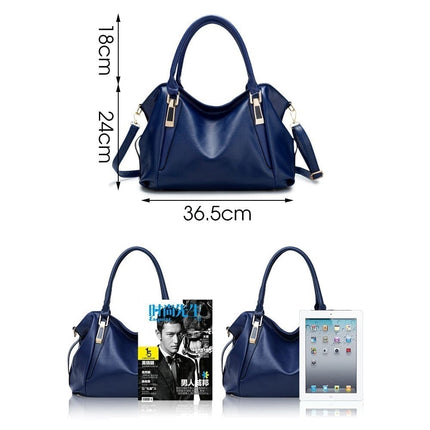 Luxury Colorful Women's PU Leather Shoulder Bag - Wnkrs