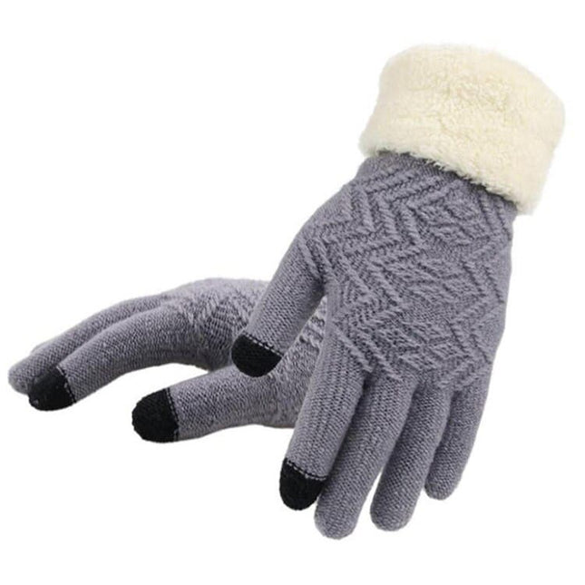 Women's Winter Touch Screen Knitted Gloves - Wnkrs