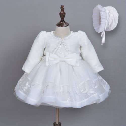Baby Girl's Princess Party Dress with Cap - Wnkrs