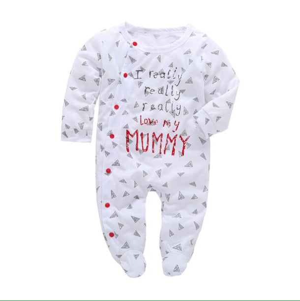 Cotton Long Sleeved Baby's Pajamas - Wnkrs