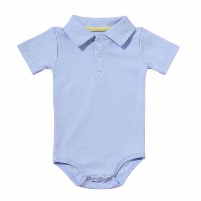 Baby Boy Cotton T-Shirt with Collar - Wnkrs