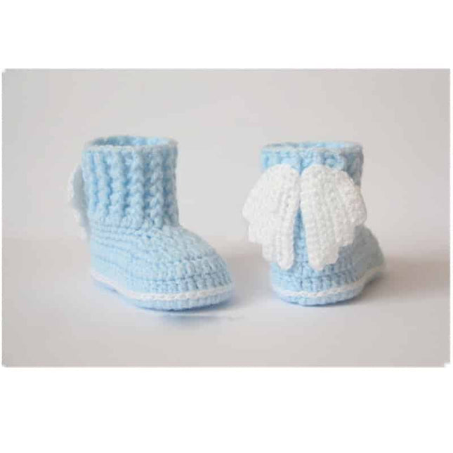 Angel Crochet Baby Soft Booties - Wnkrs