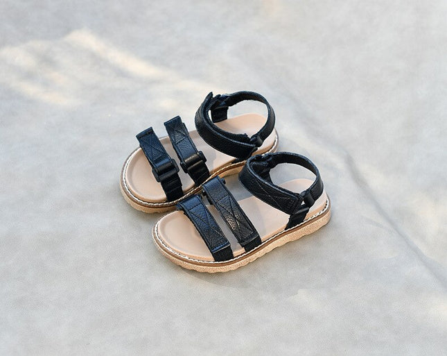 Genuine Leather Adjustable Sandals for Girls - Wnkrs